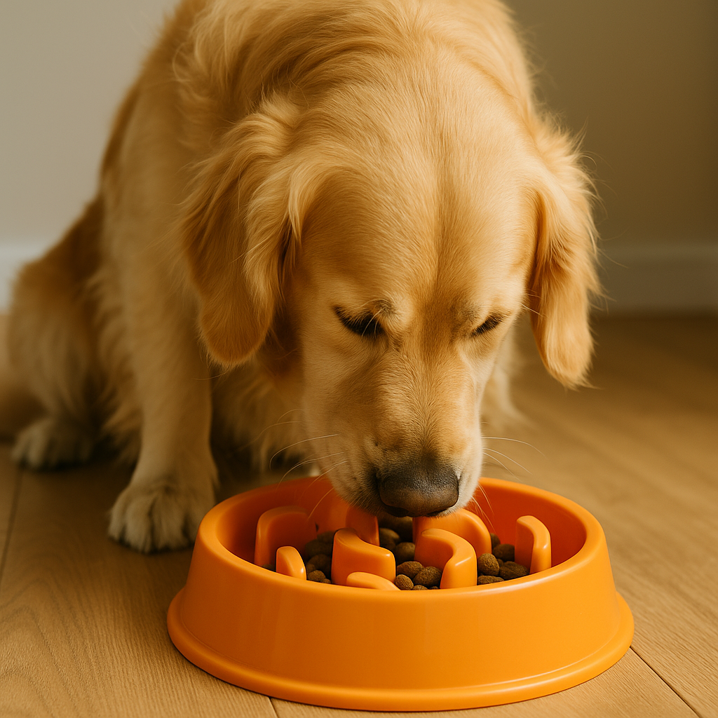 Mon chien mange trop vite, comment ralentir son alimentation ?